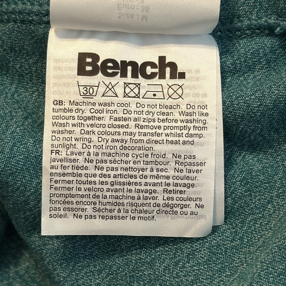 NWT Bench Teal Green Side-Tie Cowl Neck Short Sleeve Jersey Dress Size M - Picture 12 of 13